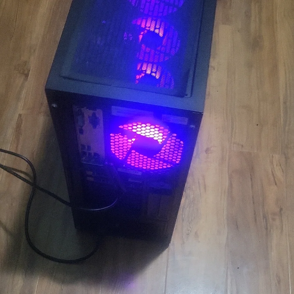 LED Gaming PC Tower with USB Ports